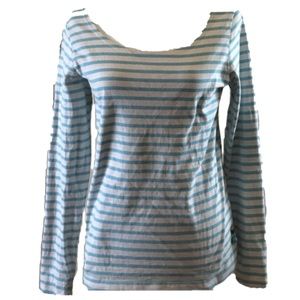 Maison Scotch Striped Shirt With Zippered Arms